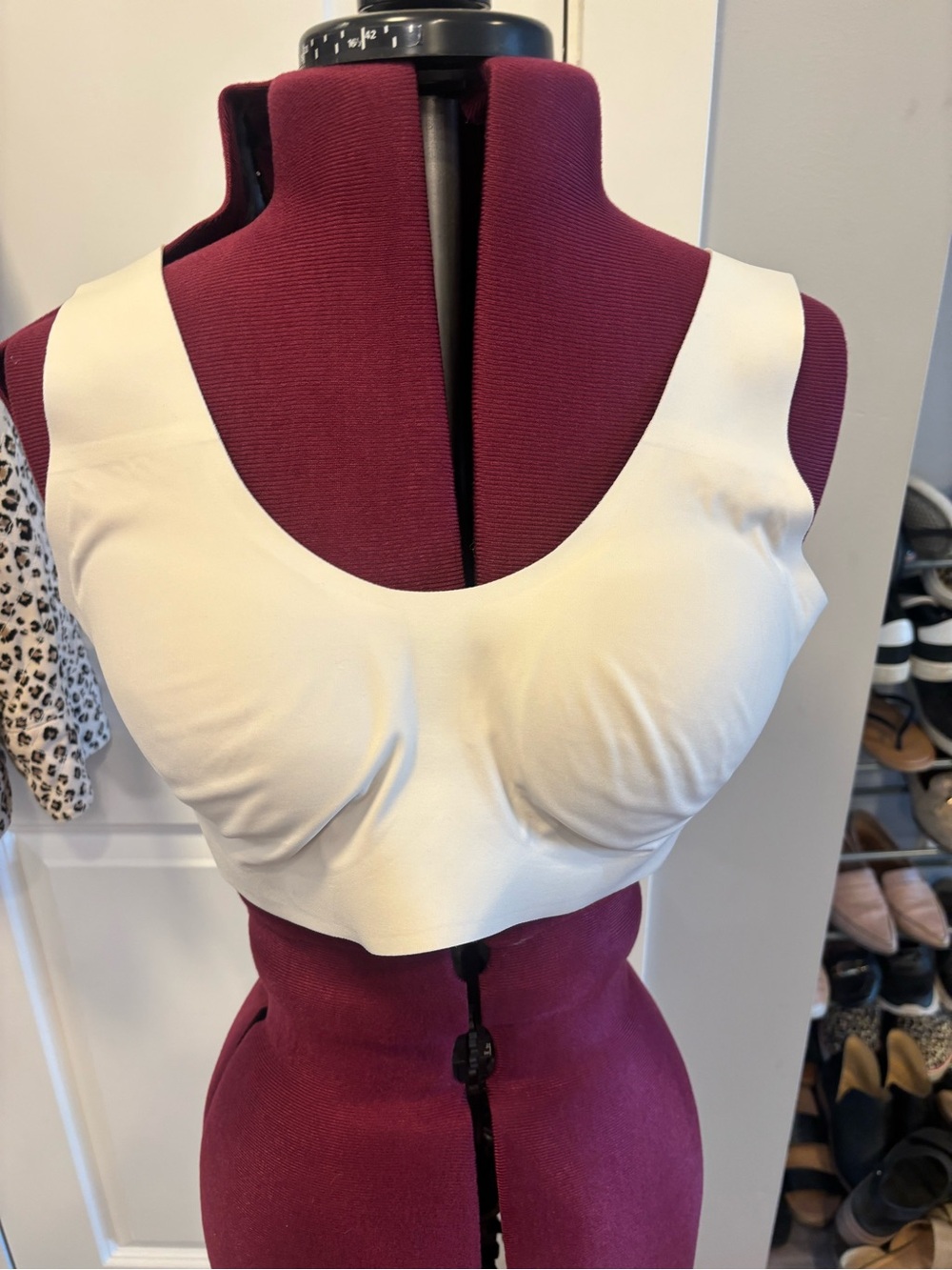Knix x L White bra